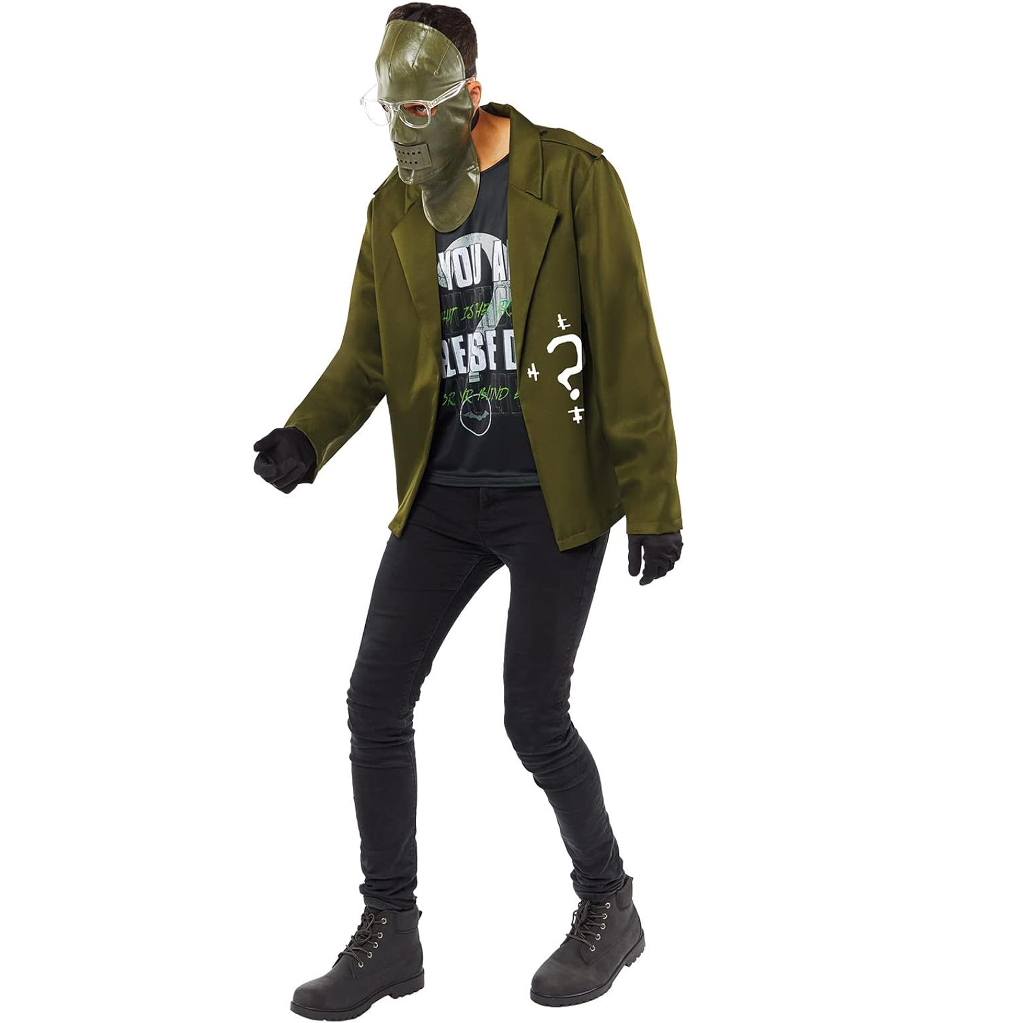 Tuff Riddler Costumes Adult Riddler Movie Costume - Batman Costumes for Men - Yummy Bee