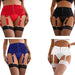 Six Strap Clip Suspender Belt