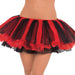 Women's Red & Black Polkadot Glitter Shimmer Multilayer Tutu