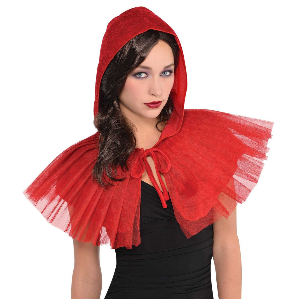 Women's Little Red Riding Hood Red Hooded Cape