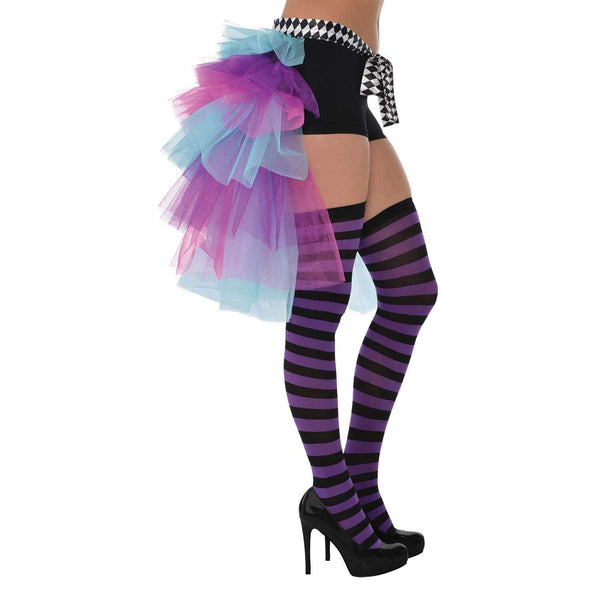 Mad Hatter Multilayer Sparkle Bustle Tutu Skirt