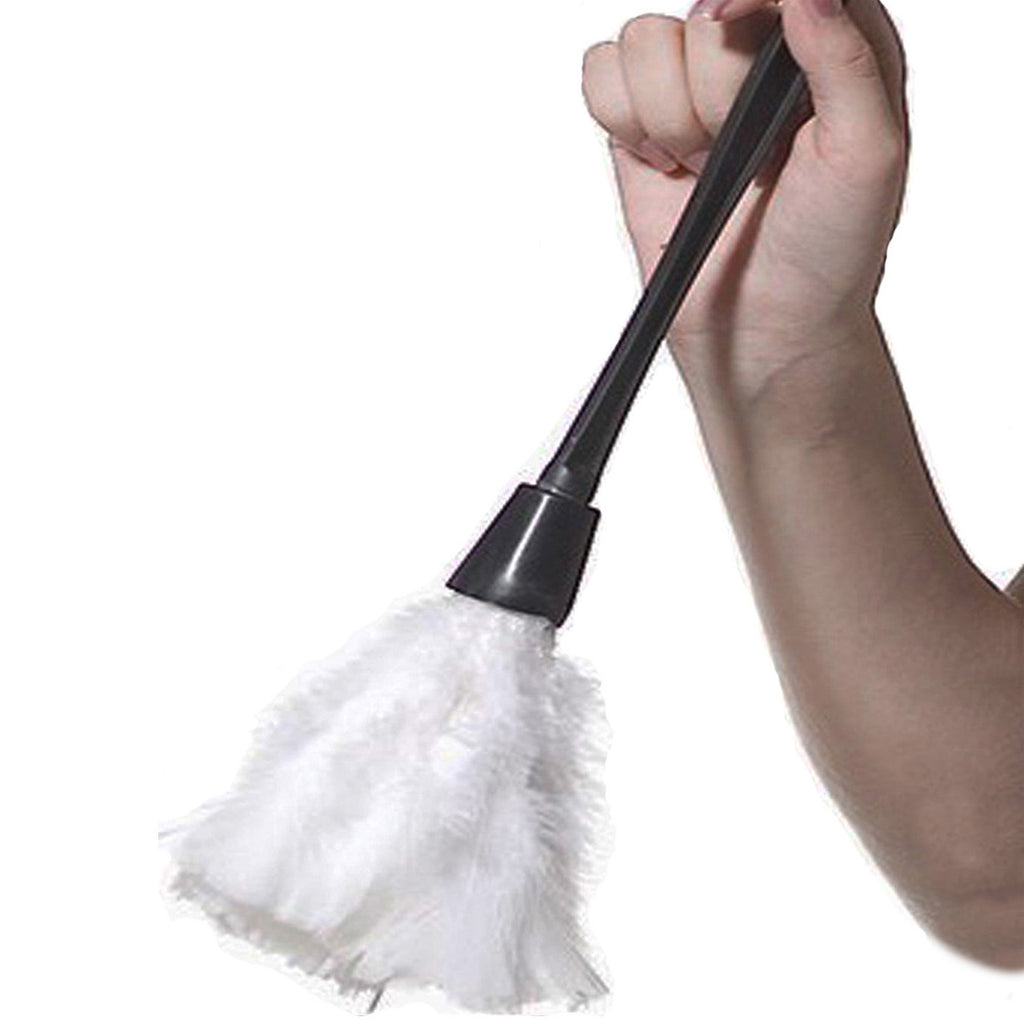 french maid feather duster fancy dress costume