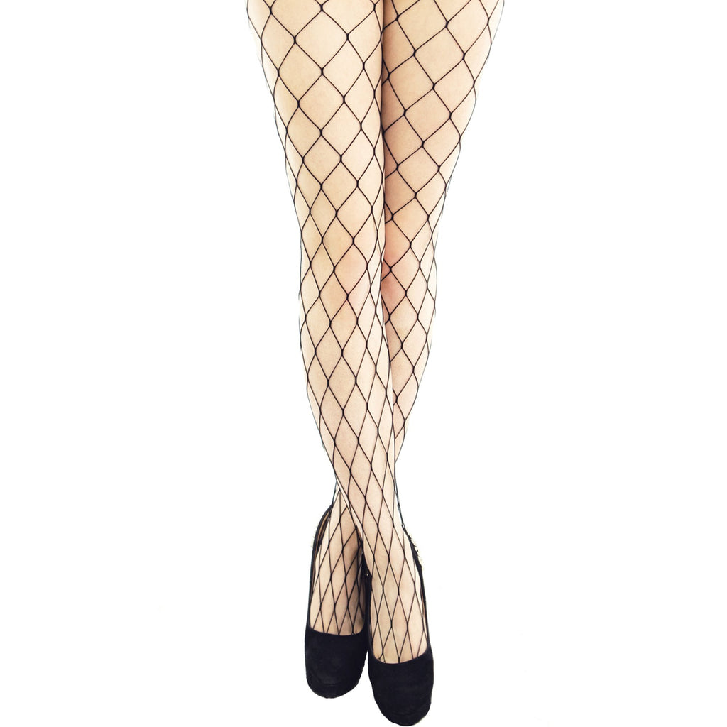 Women's Wide Whalenet Fishnet Tights Plus Size