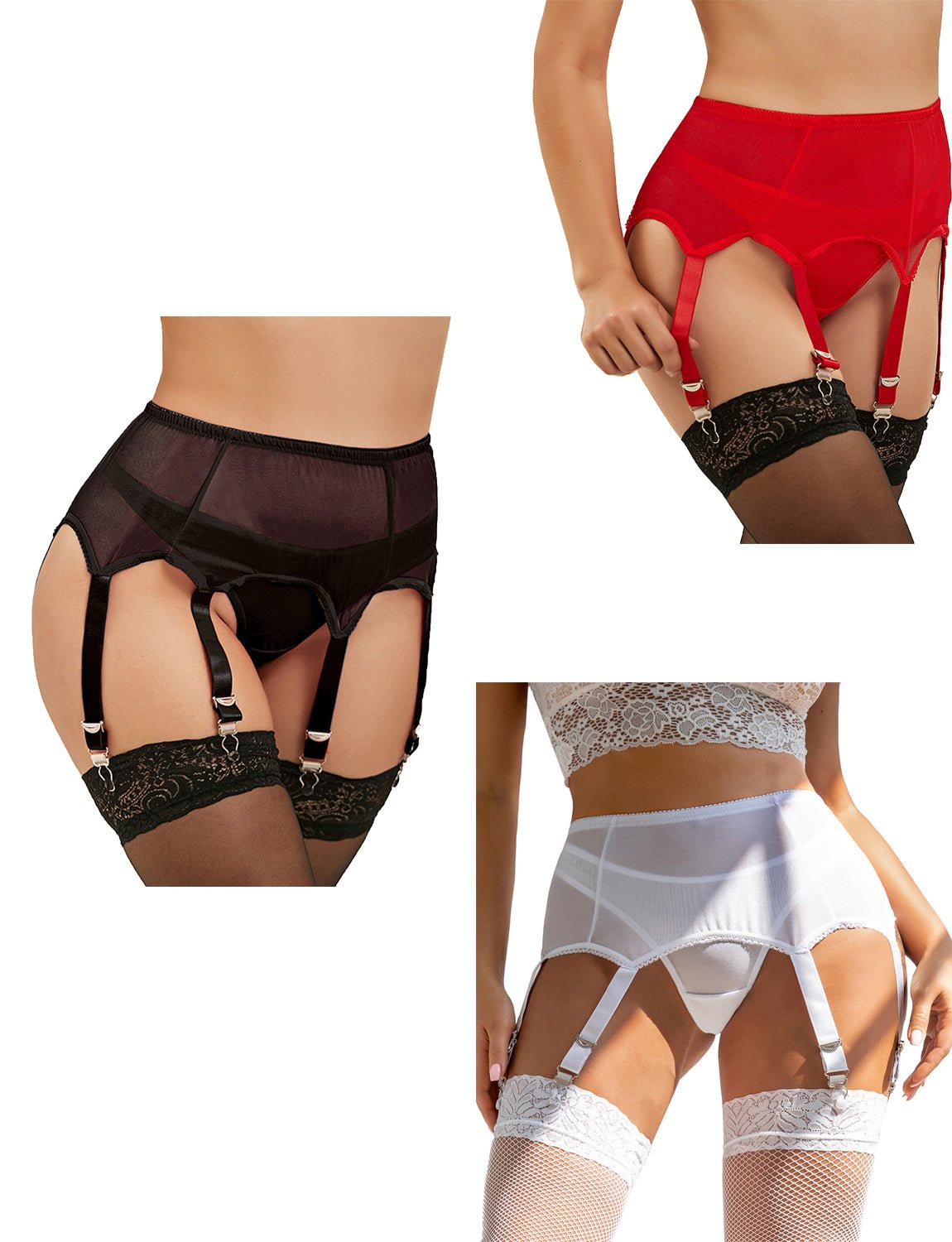 6 Strap High Waist Suspenders Belt 6 Strap High Waist Suspenders Belt