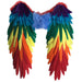 Yummy Bee Multicolour Rainbow Real Feather Wings