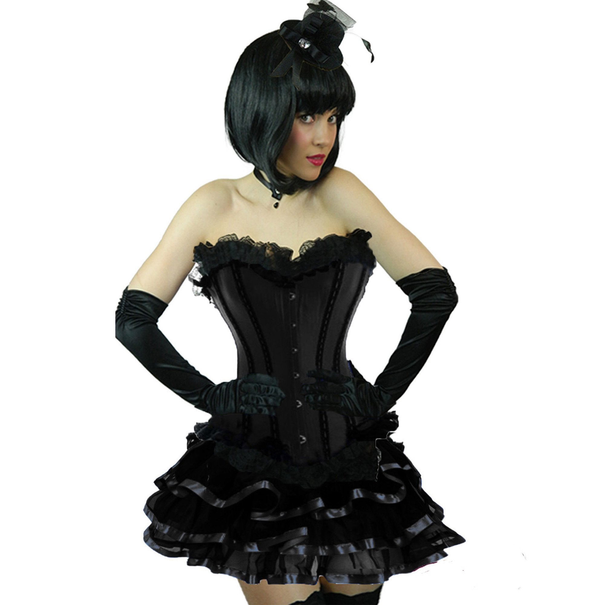 Burlesque Corset & Ribbon Skirt Burlesque Corset & Ribbon Skirt