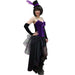 Ladies Plus Size Purple Burlesque Saloon Girl Costume