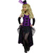 Ladies Plus Size Purple Burlesque Saloon Girl Costume