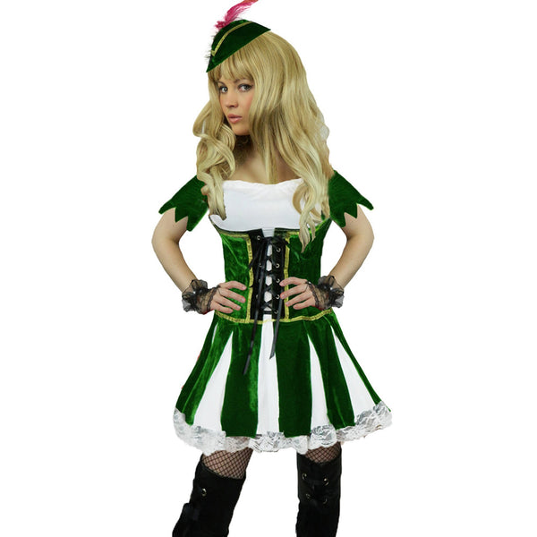 Ladies Deluxe Robin Hood Outlaw Costume