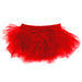 Ladies Red Plus Size Burlesque Tutu Skirt