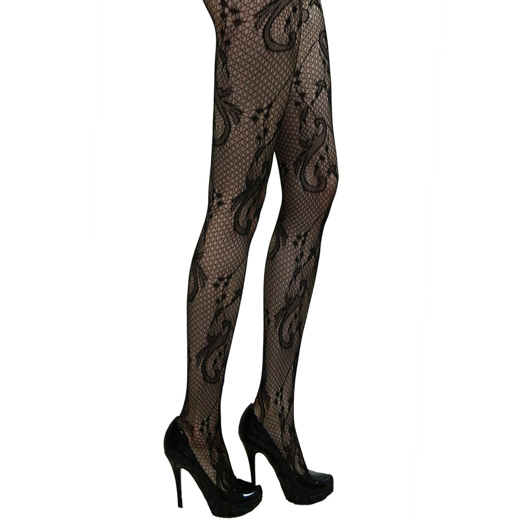 Swirl Print Ladies Tights 