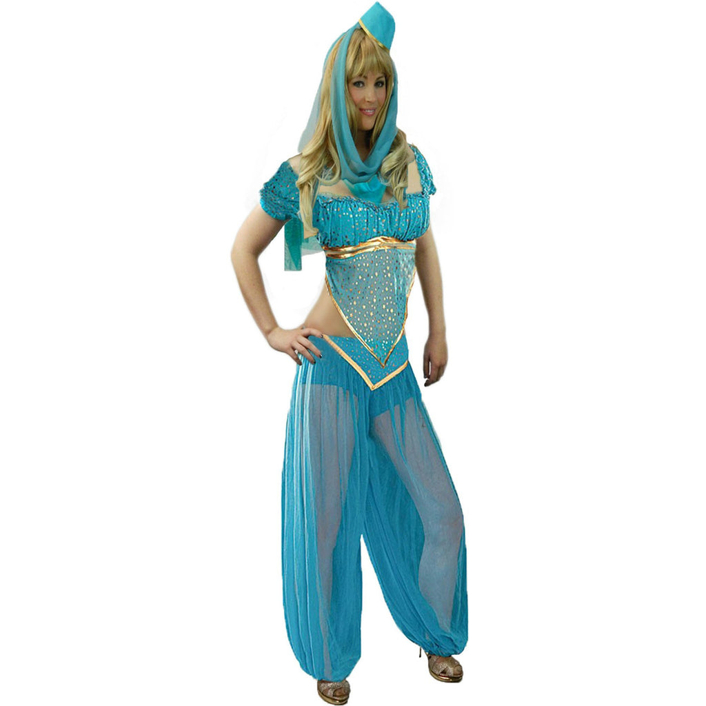 Ladies Blue Arabian Nights Princess Costume